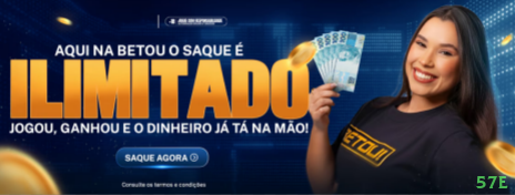 Imagem promocional do cassino online da 57e mostrando jogos ao vivo
